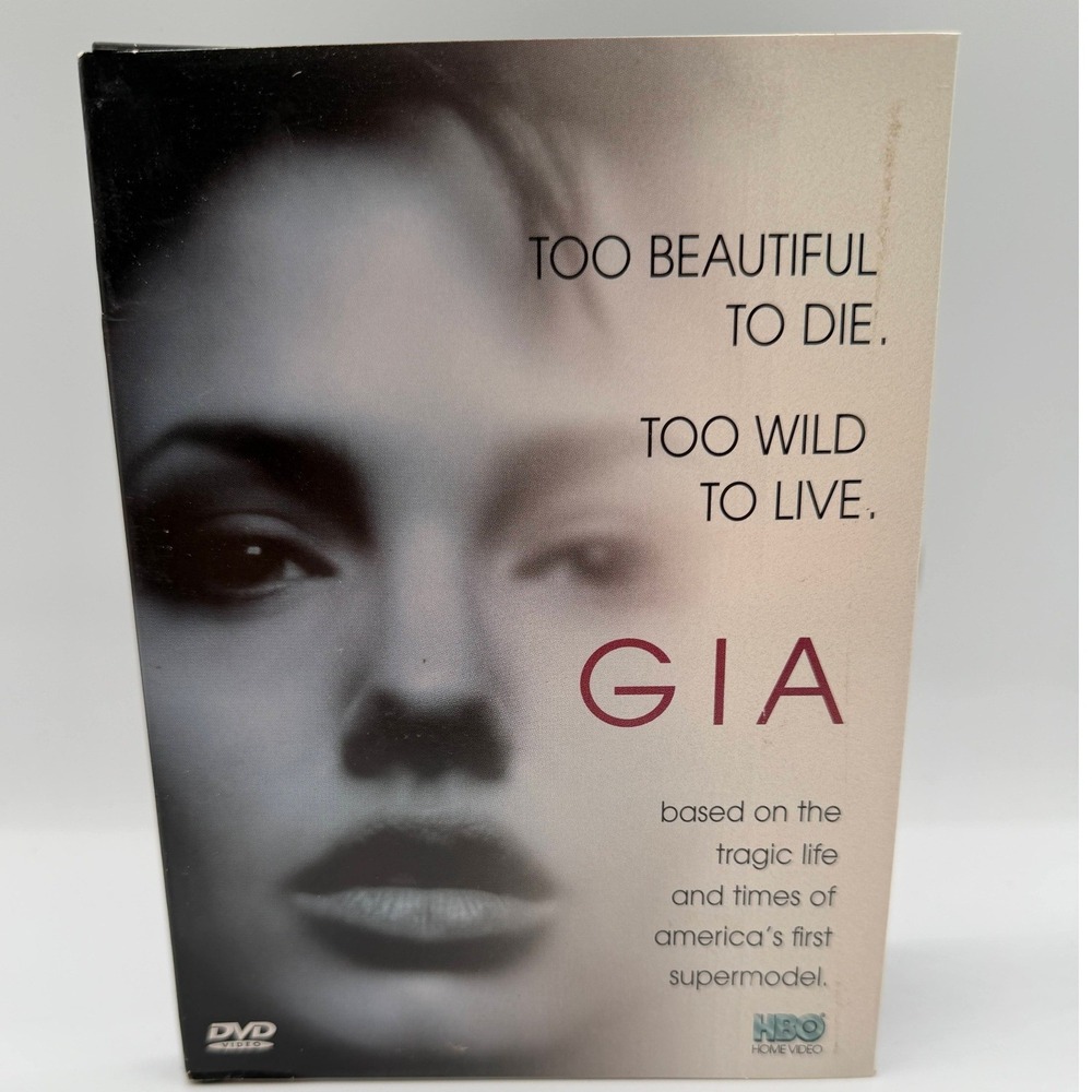 Gia DVD Angelina Jolie HBO Home Video 1998 Supermodel Drama 91390 Movie